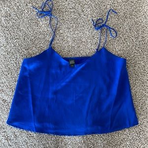 Blue wild fable blouse